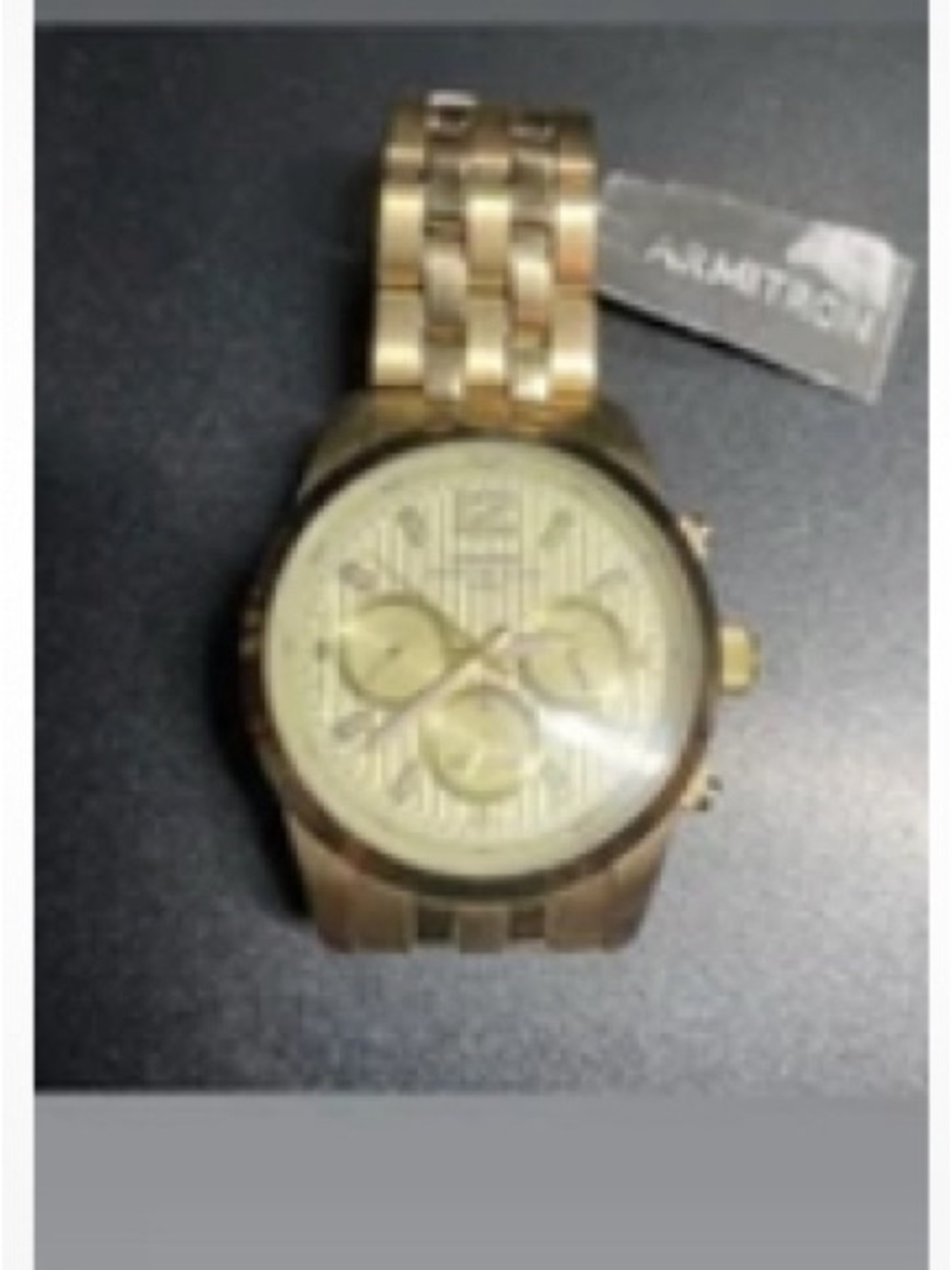 Armitron Men’s Gold-Tone Chronograph Bracelet Watch